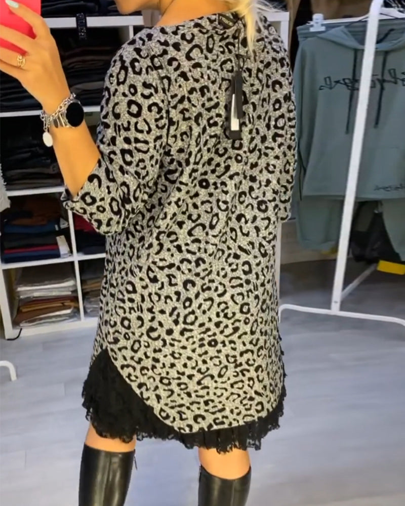 Esmira™ | Jurk Met Luipaardprint