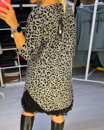 Esmira™ | Jurk Met Luipaardprint