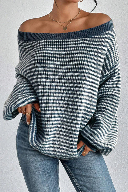 Saylor™ | Off-Shoulder Lange Mouw