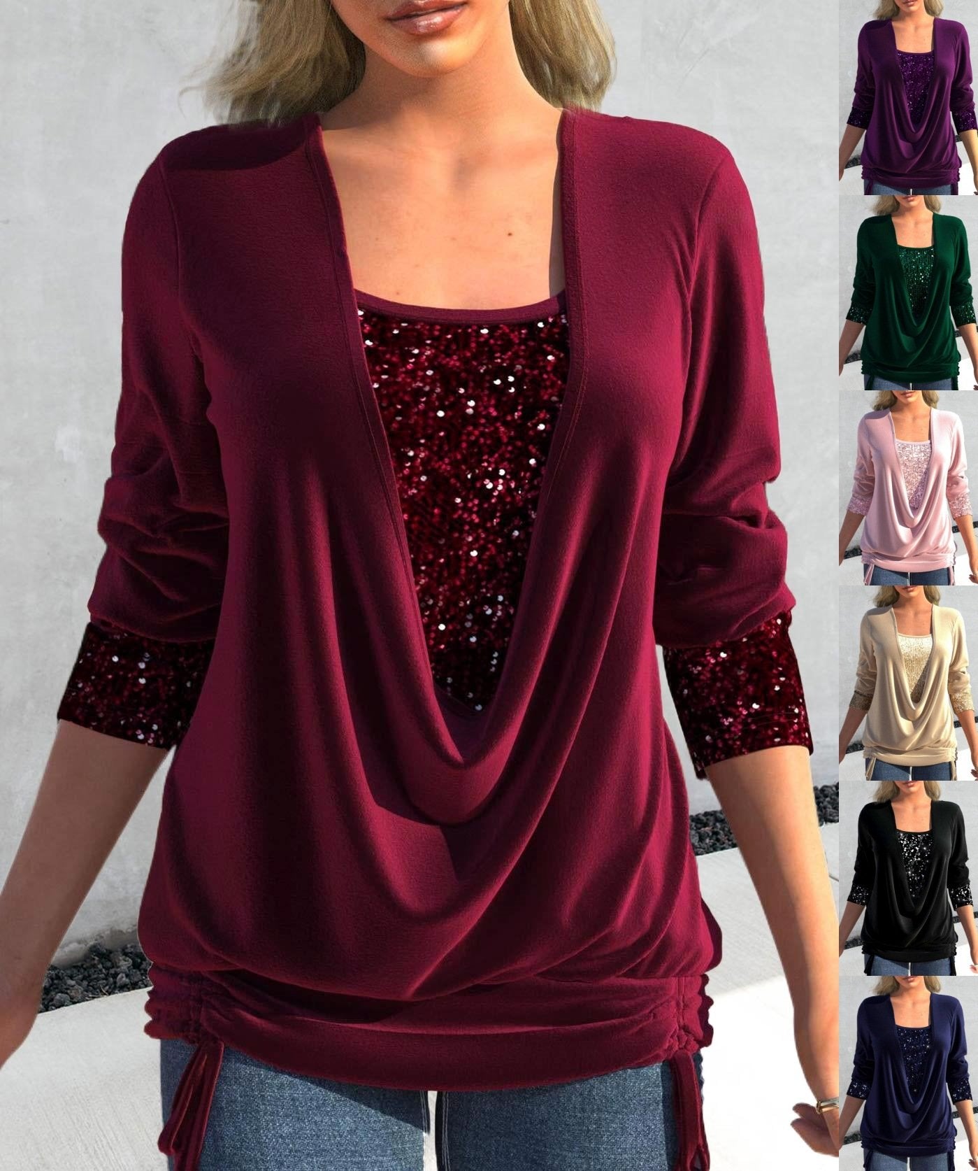 Genevieve™ | Pailletten glitter top