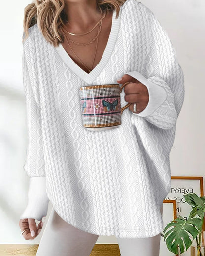 Wynter™ l  Sweater met losse V-hals