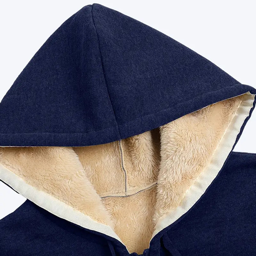 Lena™ l Met imitatiebont gevoerde jas met capuchon