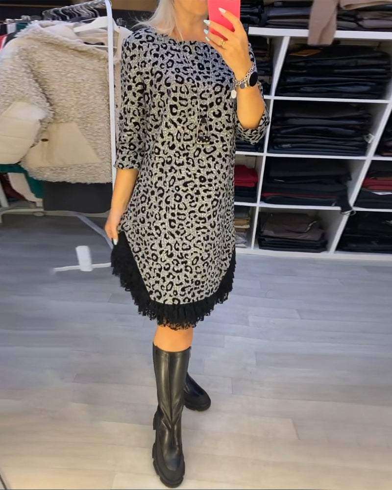 Esmira™ | Jurk Met Luipaardprint