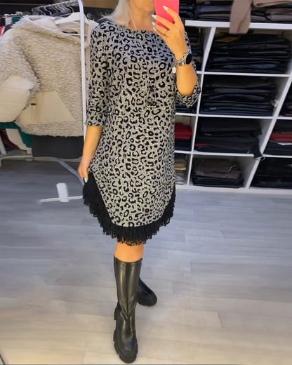 Esmira™ | Jurk Met Luipaardprint