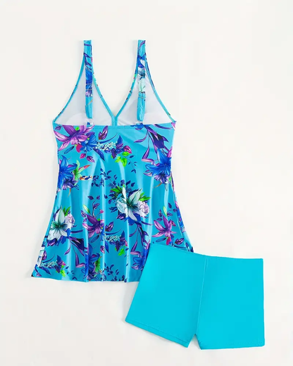 Fiora™ | Tankini met bloemenprint en bandjes