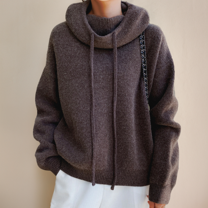 Chloie™ | Casual Gebreide Trui Met Kap