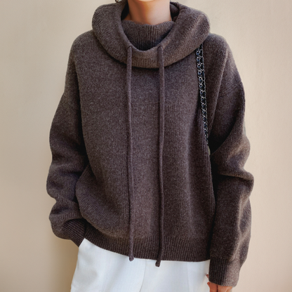 Chloie™ | Casual Gebreide Trui Met Kap
