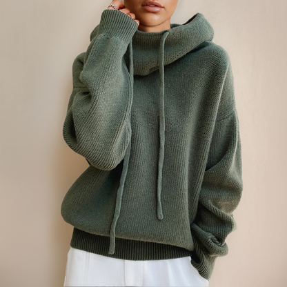 Chloie™ | Casual Gebreide Trui Met Kap