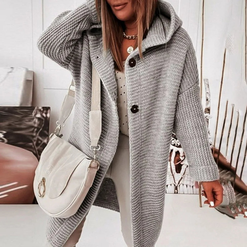 Yelena™ l Vest met lange mouwen en capuchon