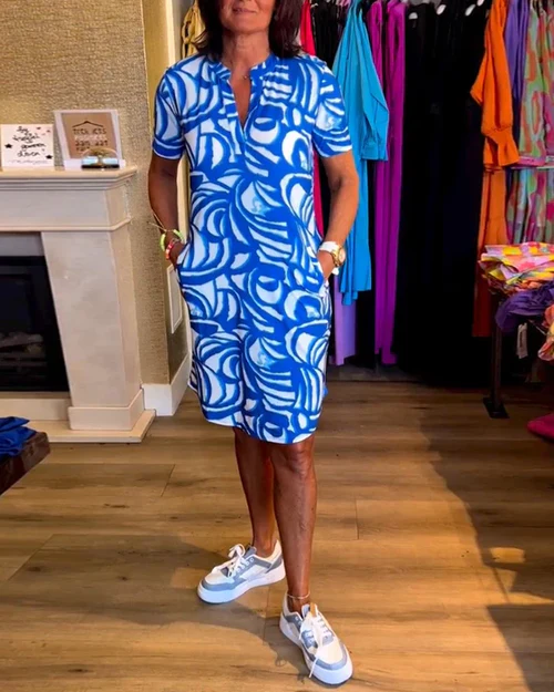 Eleonora™ l Jurk met V-halslijn