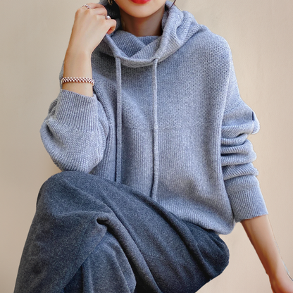 Chloie™ | Casual Gebreide Trui Met Kap