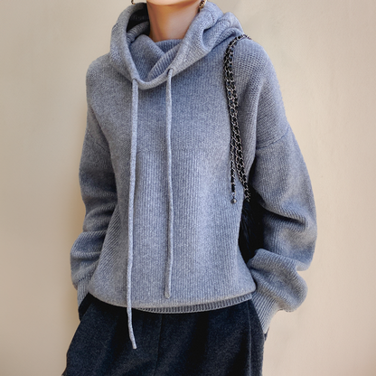 Chloie™ | Casual Gebreide Trui Met Kap