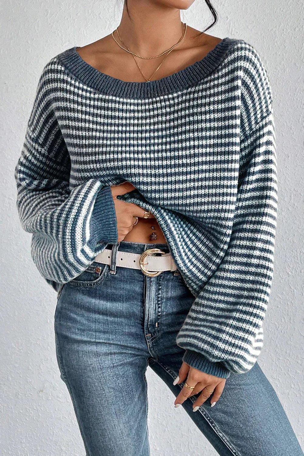 Saylor™ | Off-Shoulder Lange Mouw