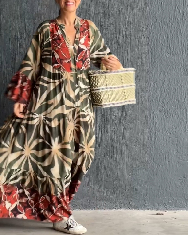 Vittoria™ | Losse Jurk Met Print