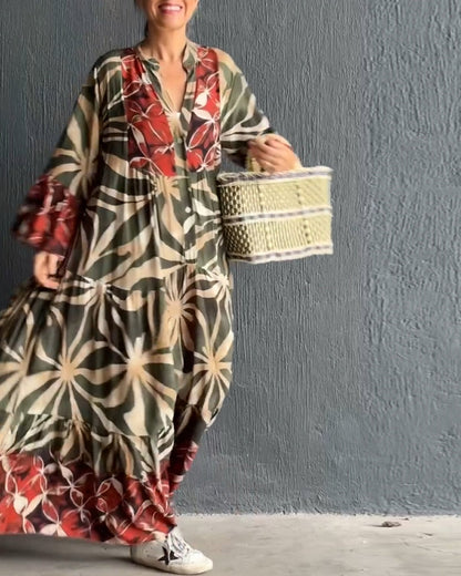 Vittoria™ | Losse Jurk Met Print