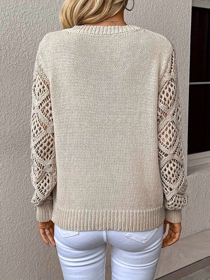 Maren™ | Elegante Dames V-Hals Gebreide Sweater
