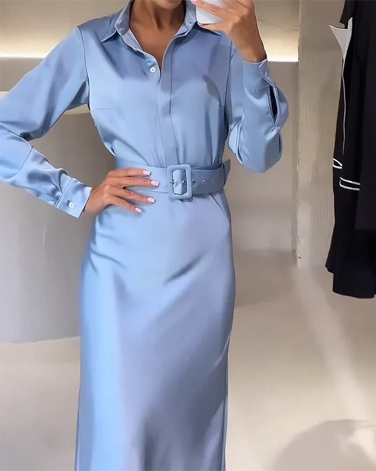Lexia™  l Longsleeve Dress with Belt