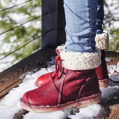 Maggie™ | Orthopedische Leren Sneeuwlaarzen