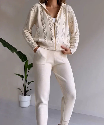 Pip™ | Tweedelige gebreide jacquard set