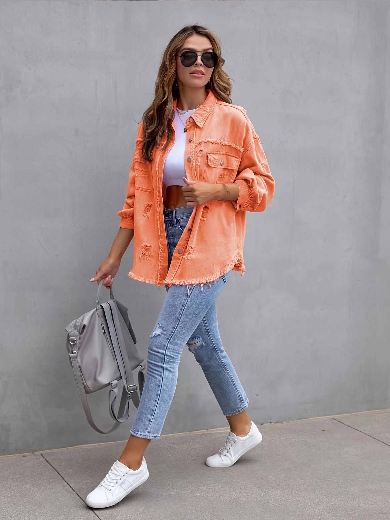 Leyla™ l Denim jack tijdloze lentestijl