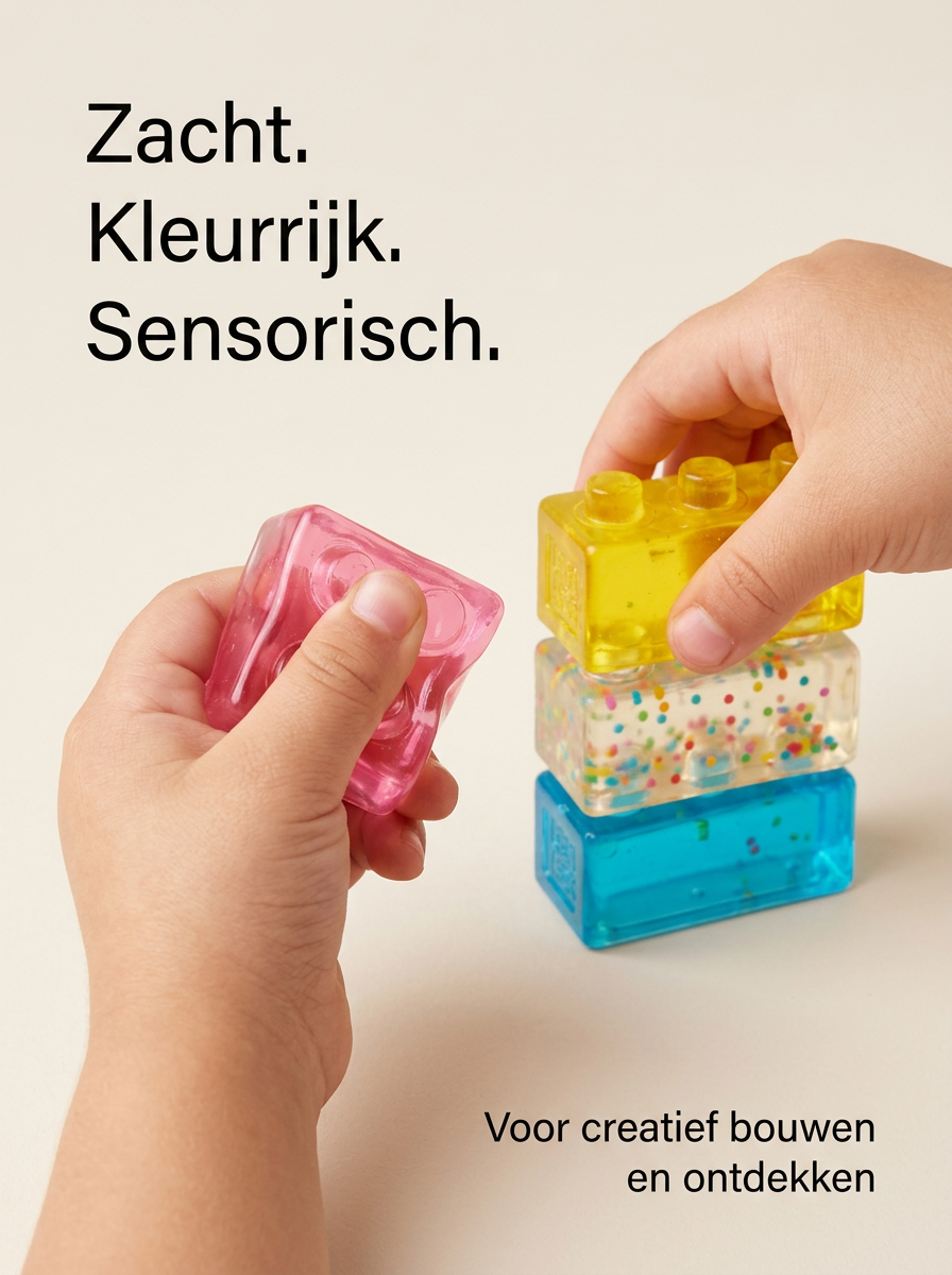 Magic Gummy Blocks – Zachte Bouwstenen voor Kinderen