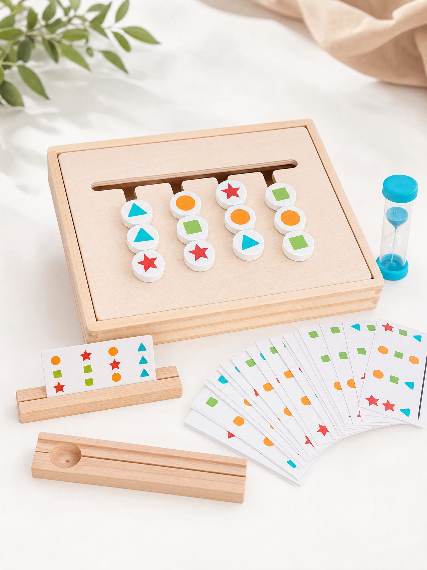 Montessori Kleur Sorteer Puzzel – Educatief Houten Denkspel