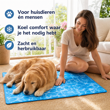 Koelmat voor Honden – Zelfkoelende Hondenmat voor Warme Dagen