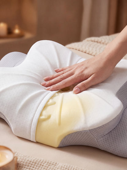 ErgoForm Vlinderkussen – Ergonomisch Traagschuim Nek & Schouder