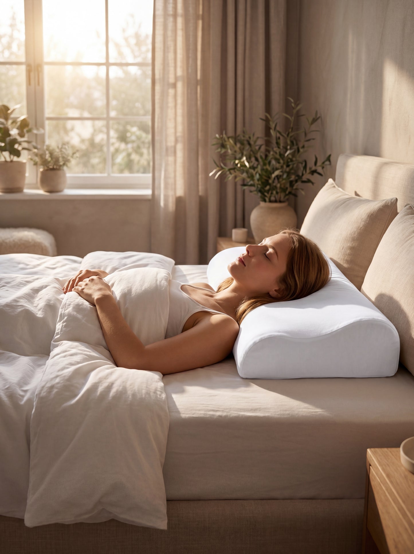 ErgoCool Nekkussen – Orthopedisch Memory Foam Kussen met Verkoeling