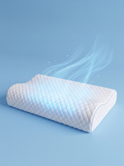 ErgoCool Nekkussen – Orthopedisch Memory Foam Kussen met Verkoeling