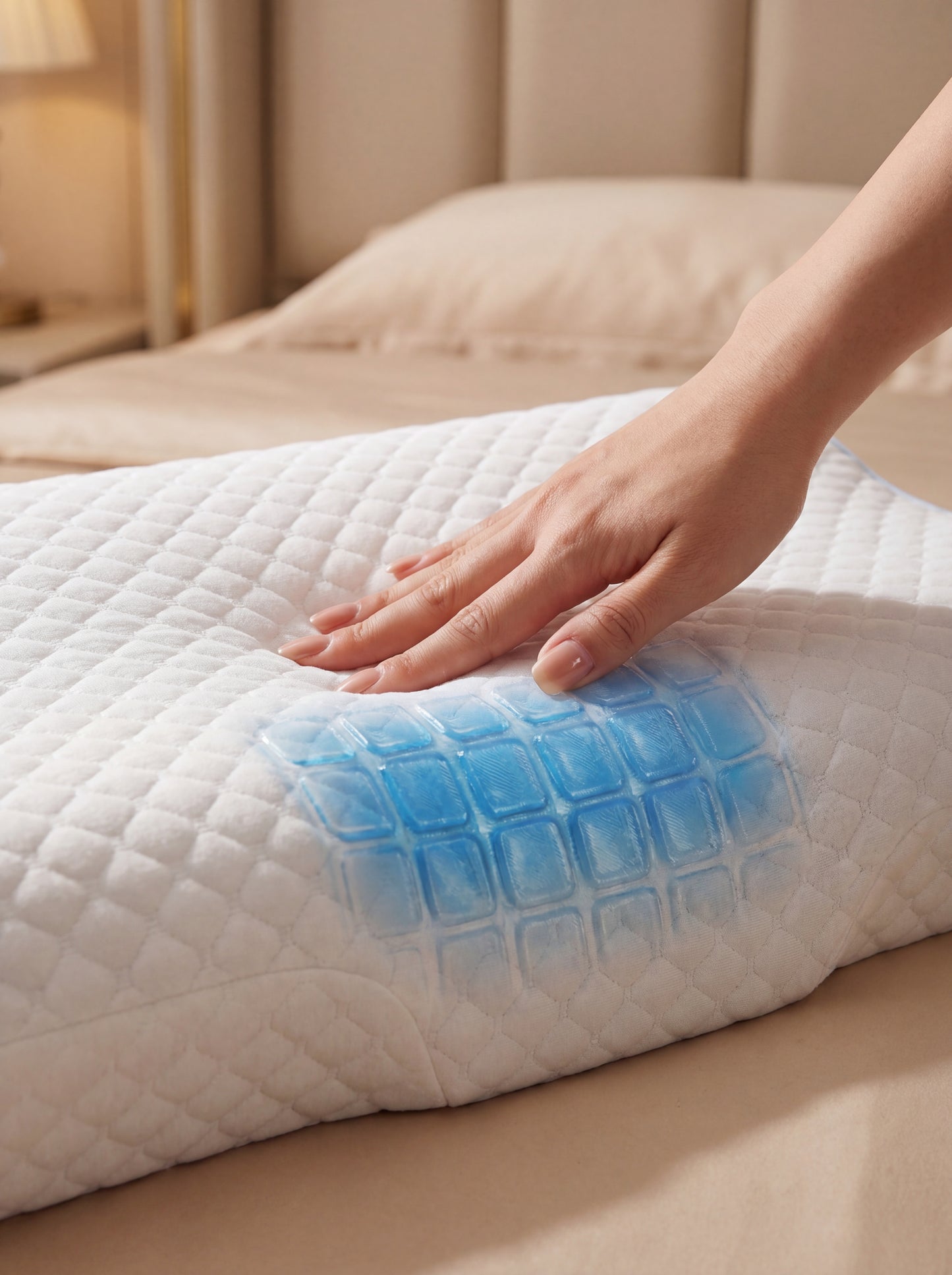 ErgoCool Nekkussen – Orthopedisch Memory Foam Kussen met Verkoeling