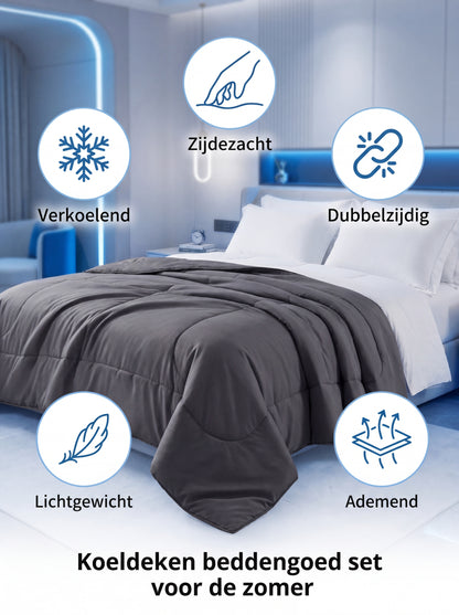 ErgoCool Verkoelende Deken – Lichtgewicht Koeldeken voor Warme Nachten