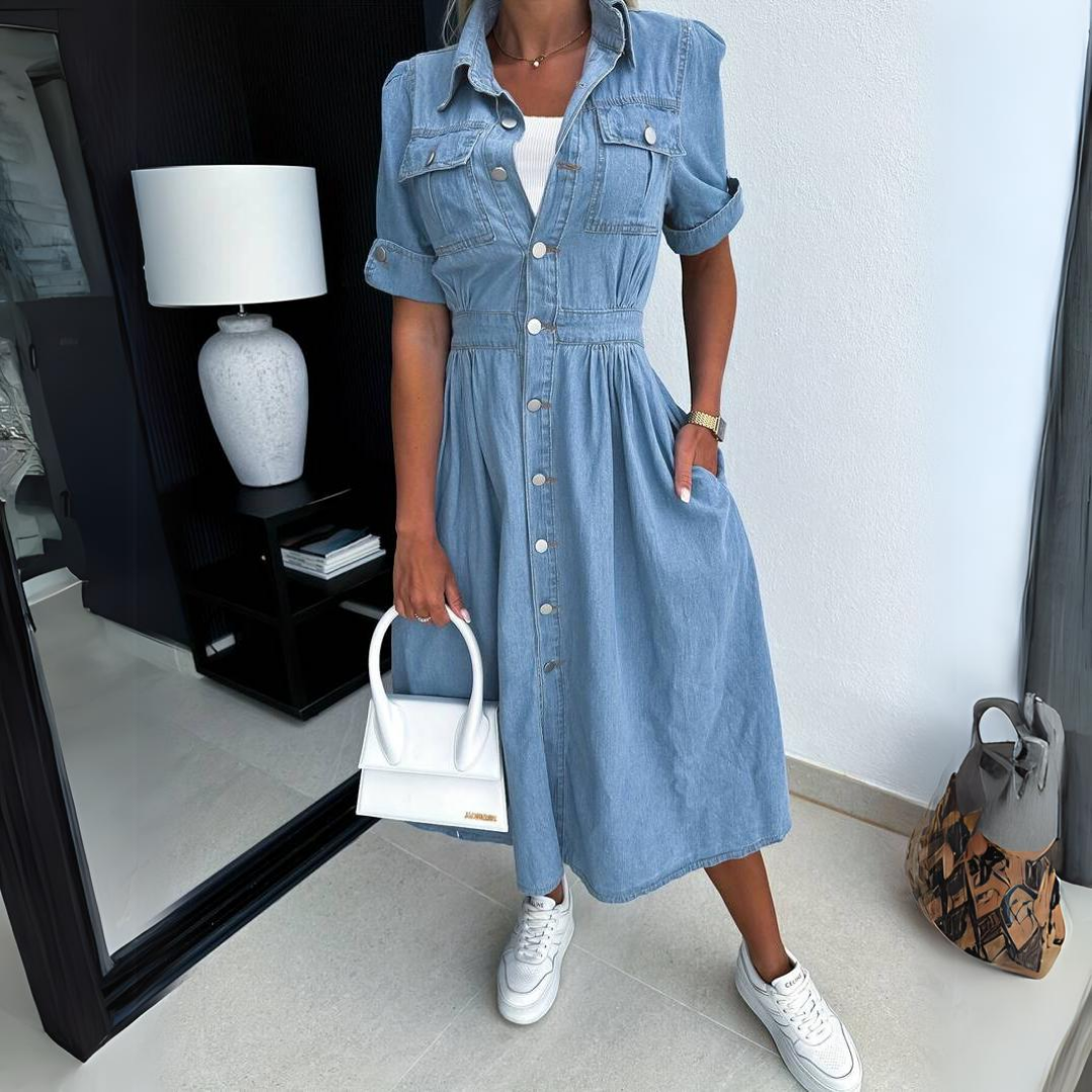 Ada™ l Denim losse jurk