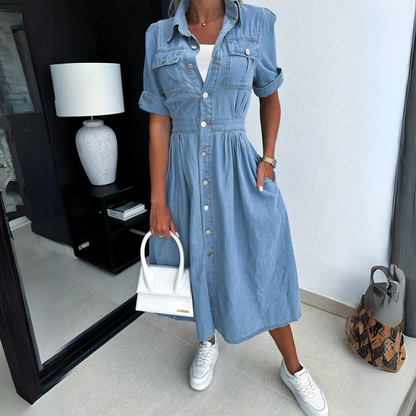 Ada™ l Denim losse jurk