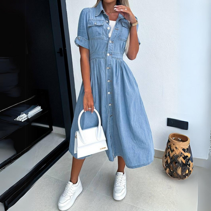 Ada™ l Denim losse jurk