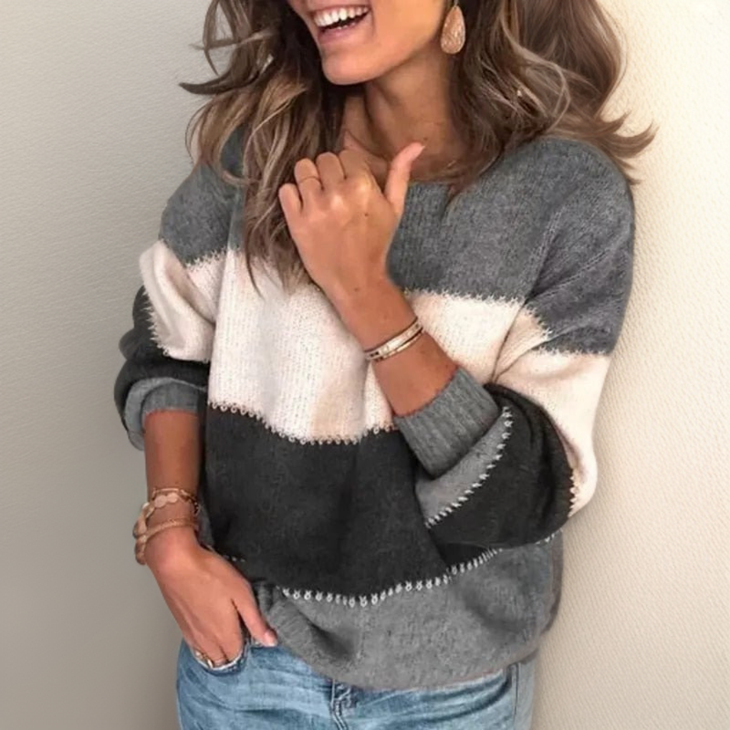 Ariella™ | Stijlvolle Gebreide Trui Losse Tops