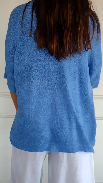 Madilyn™ l Modieuse Effen Gebreide Top (1+1 GRATIS)