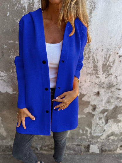 Noa™ | Relaxed Fit Hoodie met knopen