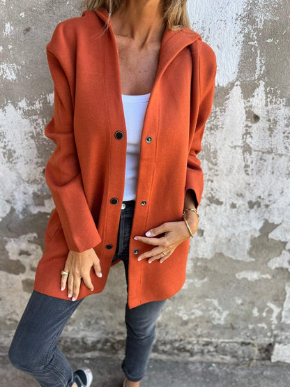 Noa™ | Relaxed Fit Hoodie met knopen