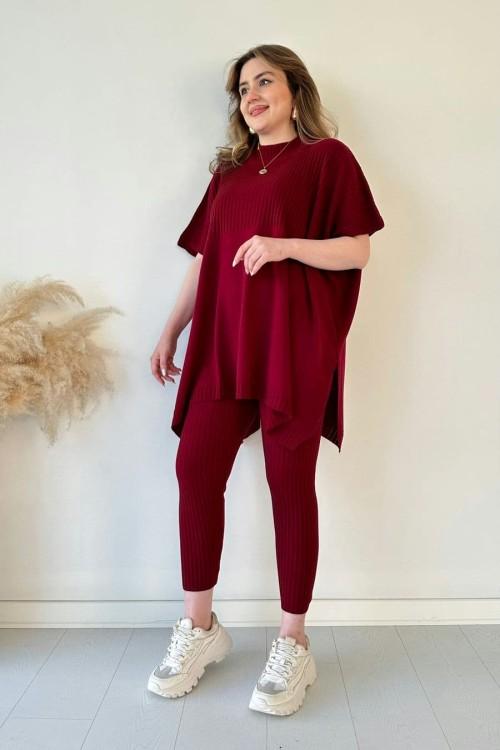 Melanie™| Gebreid Shirt met Ronde Hals en Broek