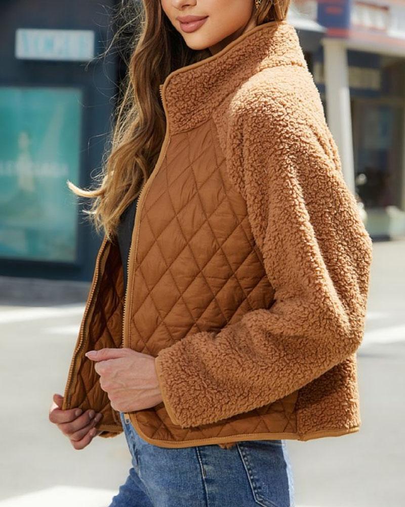 Odette™| Gezellige Rits Pluche Jas