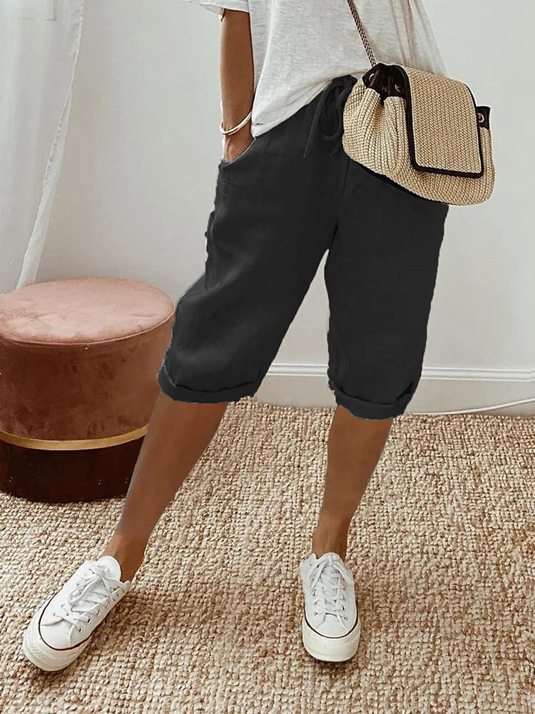 Rosa™ | Katoen linnen Dames Shorts (1+1 GRATIS)