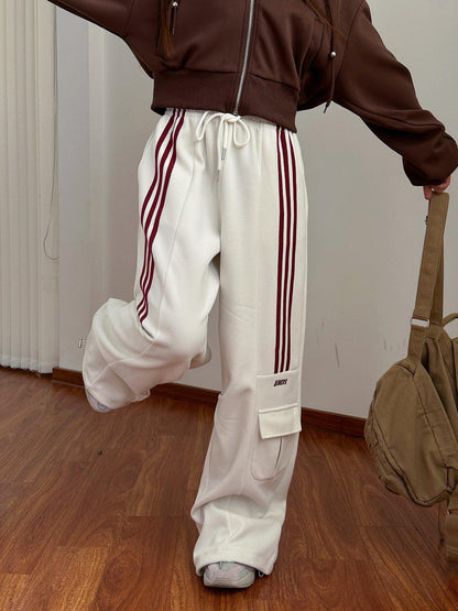 Sela™ l American retro wijde pijpen broek