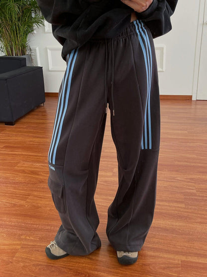 Sela™ l American retro wijde pijpen broek