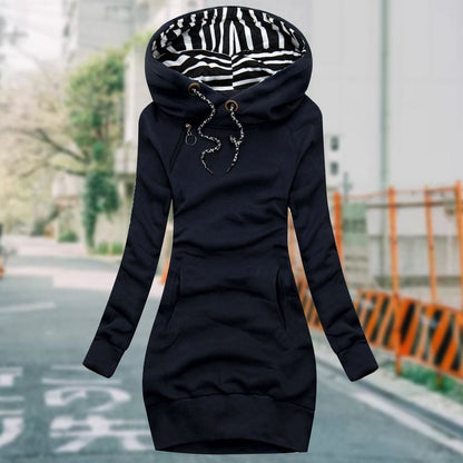 Nadia™ | Warme Lange Mouw Jurk