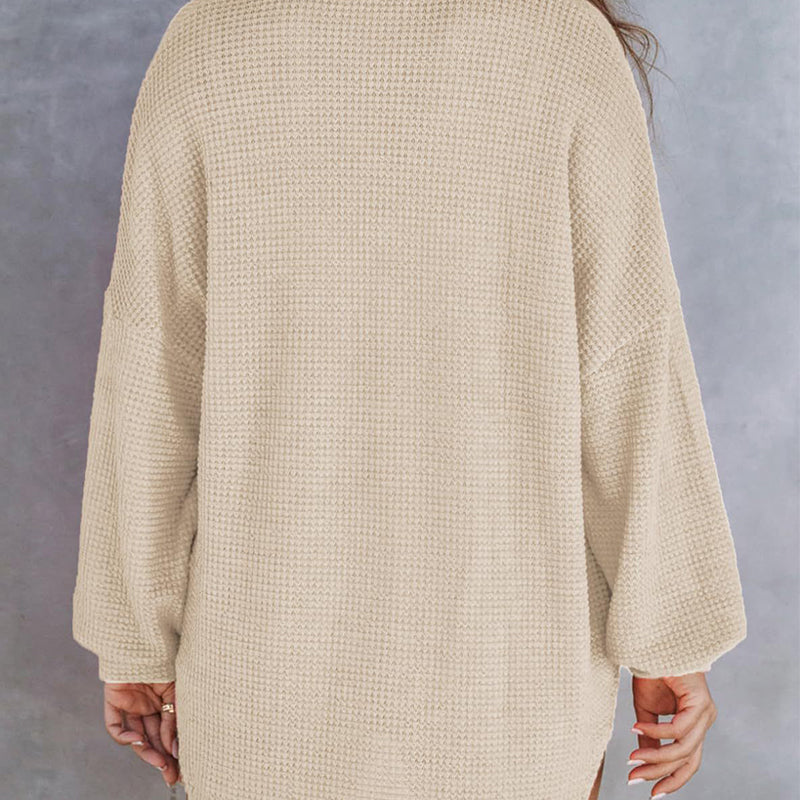 Ayla™| Wafel Sweatshirt met lange mouwen