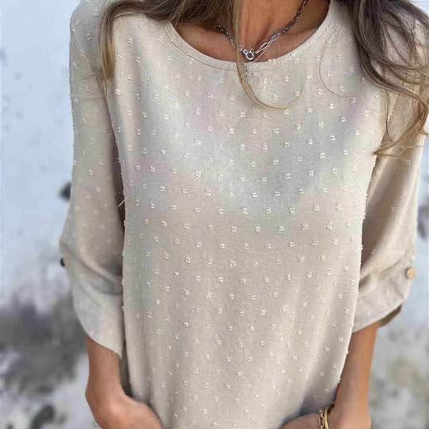 Journi™ | Jacquard Gebreide Dames Vrijetijdstop