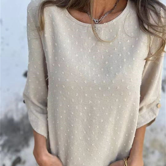 Journi™ | Jacquard Gebreide Dames Vrijetijdstop