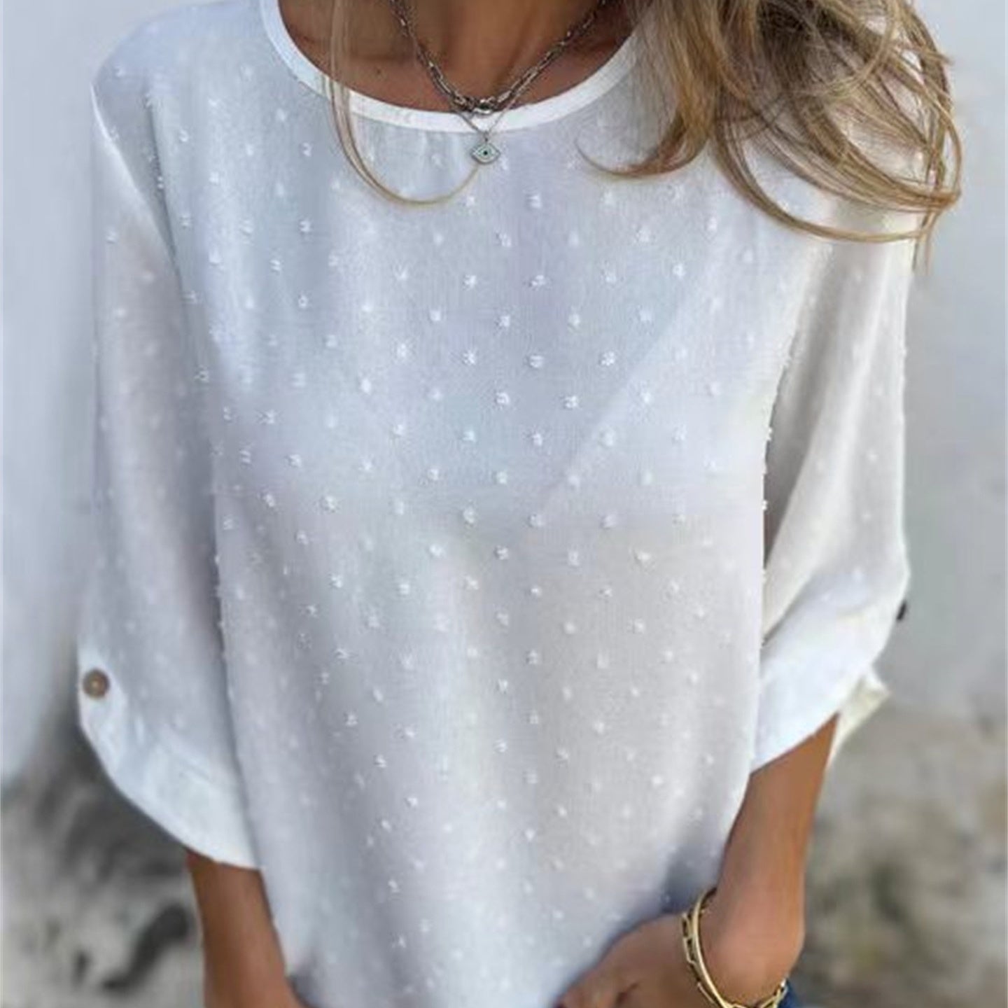Journi™ | Jacquard Gebreide Dames Vrijetijdstop
