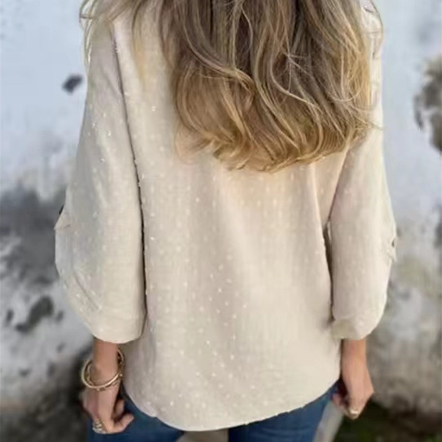 Journi™ | Jacquard Gebreide Dames Vrijetijdstop